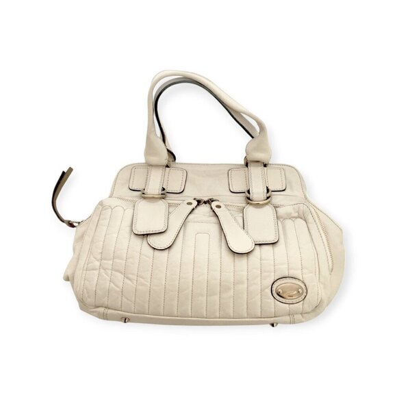 Chloe bag,‎ Bay bag in cream leather - Picture 1 of 10